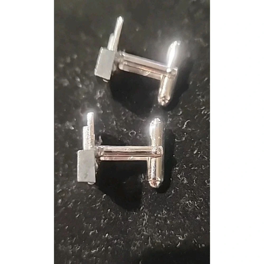 Anson Smile Now Cry Later‎ Vintage Silvertone Cuff links